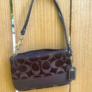 Coach coin purse that can be used as a mini purse